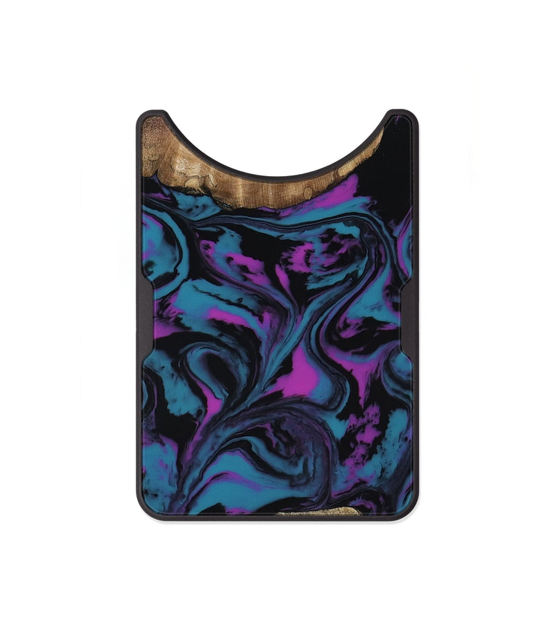 Alloy Wood Wallet - Travis (Purple, 818470)