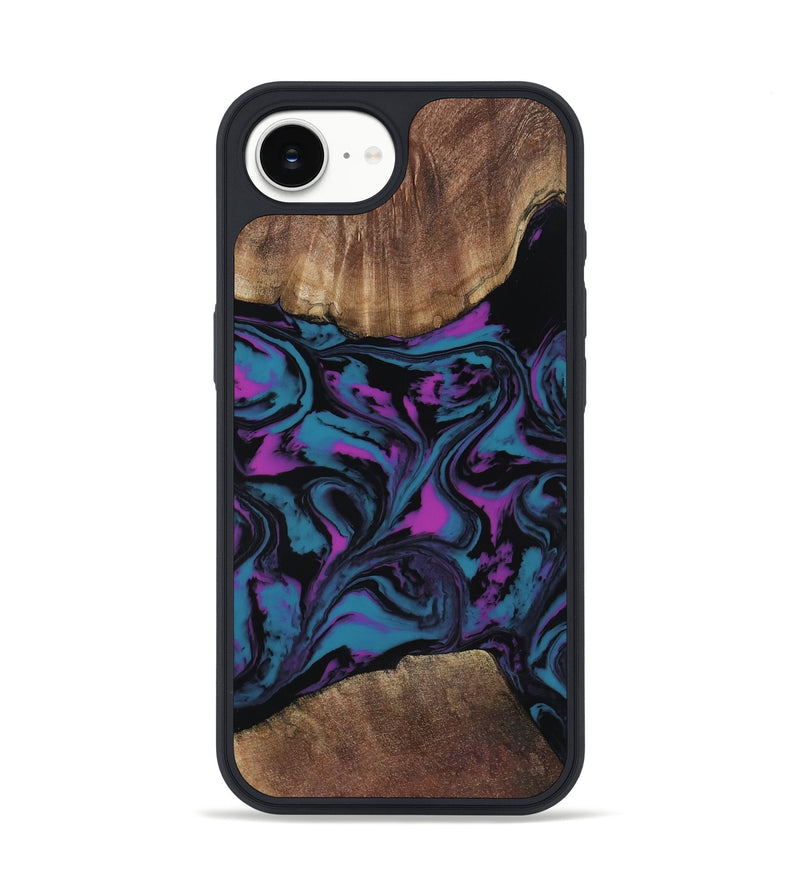 iPhone 16e Wood Phone Case - Travis (Purple, 818470)