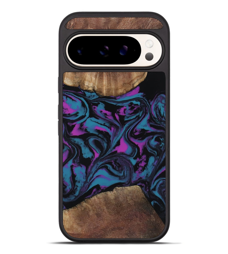 Pixel 10 Pro XL Wood Phone Case - Travis (Purple, 818470)