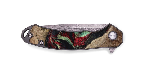 EDC Wood Pocket Knife - Michell (Red, 818476)