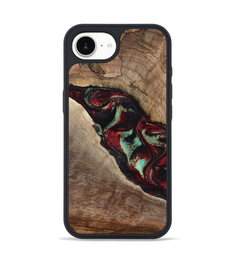 iPhone 17e Wood Phone Case - Michell (Red, 818476)