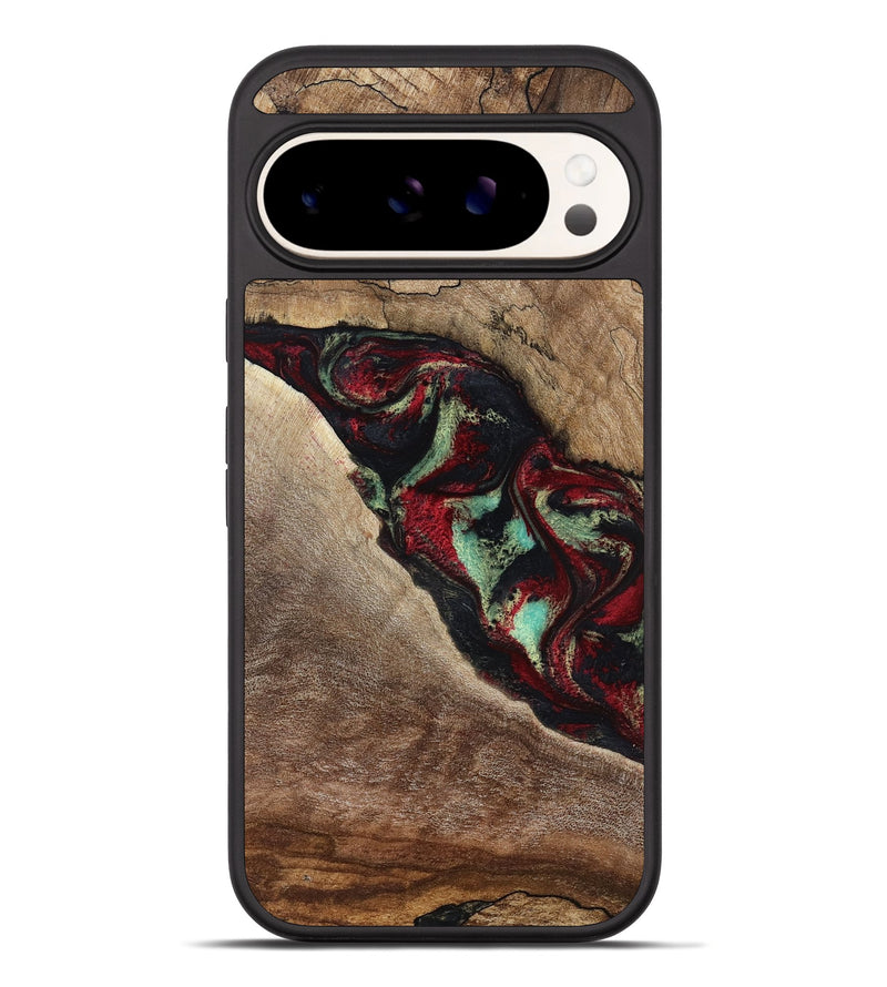 Pixel 10 Pro XL Wood Phone Case - Michell (Red, 818476)