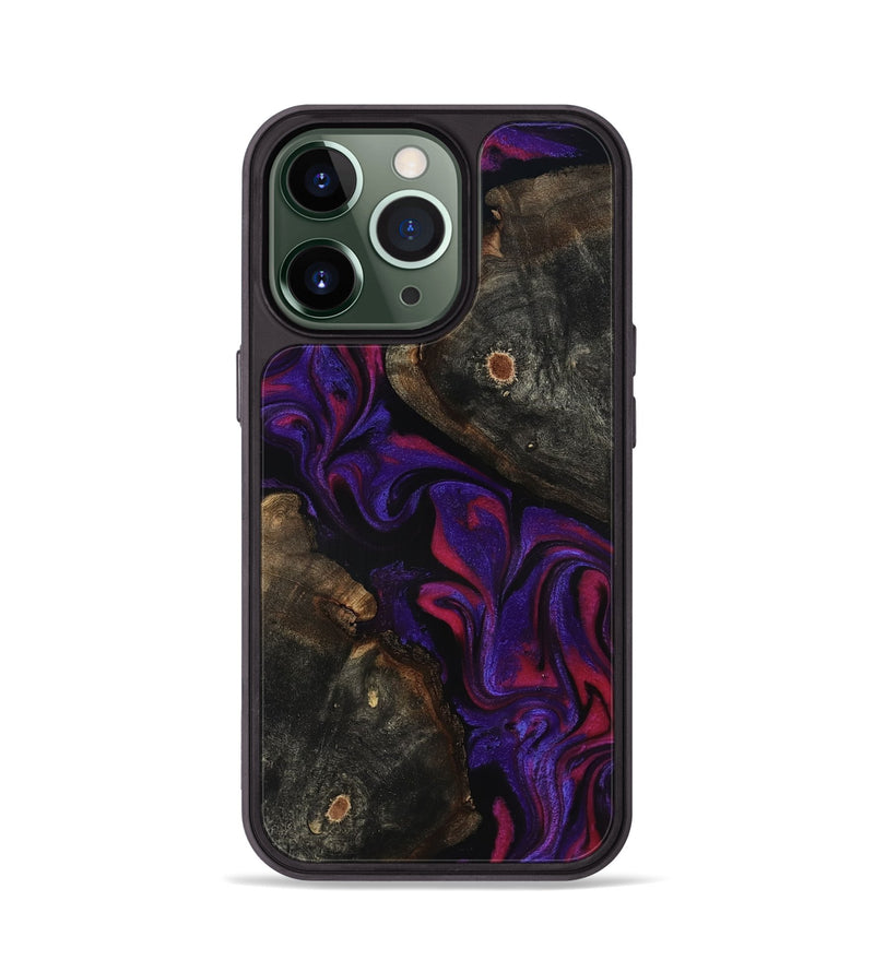 iPhone 13 Pro Wood Phone Case - Merritt (Purple, 818500)