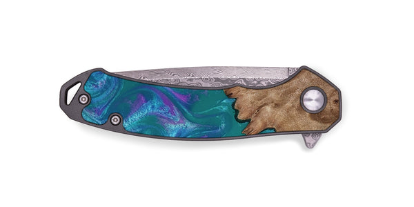 EDC Wood Pocket Knife - Larissa (Purple, 818501)