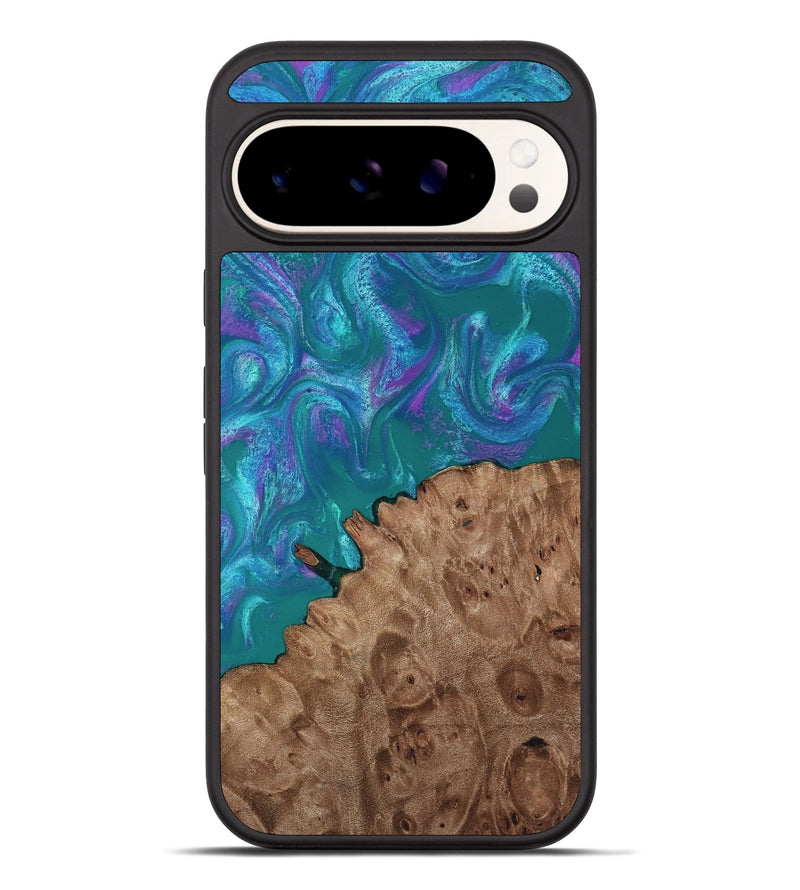 Pixel 10 Pro XL Wood Phone Case - Larissa (Purple, 818501)