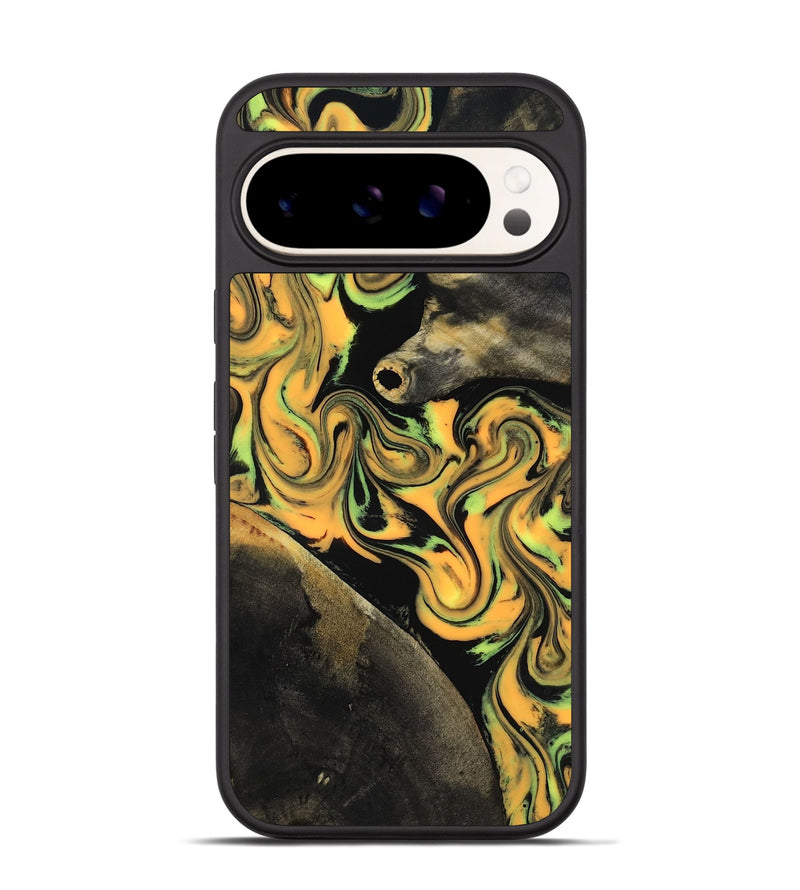 Pixel 9 Pro Wood Phone Case - Ruthann (Neon, 818509)