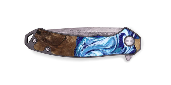 EDC Wood Pocket Knife - Liddie (Blue, 818531)