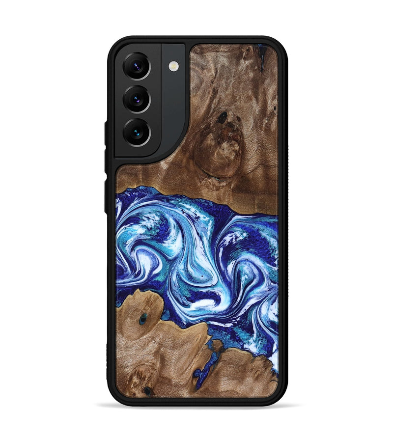 Galaxy S22 Plus Wood Phone Case - Liddie (Blue, 818531)