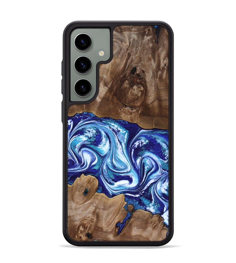 Galaxy S24 Plus Wood Phone Case - Liddie (Blue, 818531)