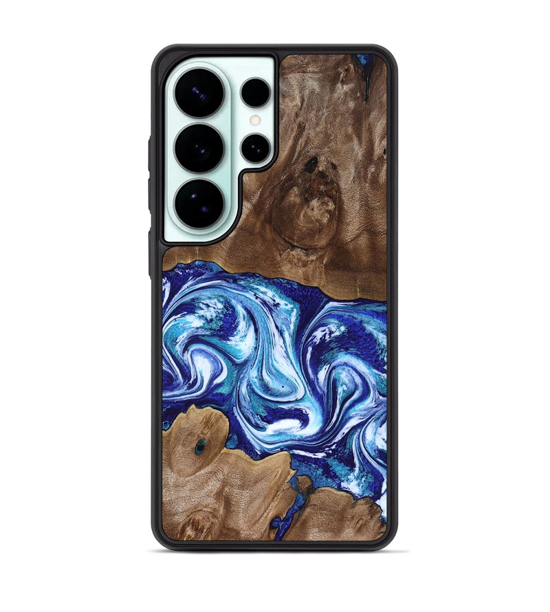 Galaxy S26 Ultra Wood Phone Case - Liddie (Blue, 818531)