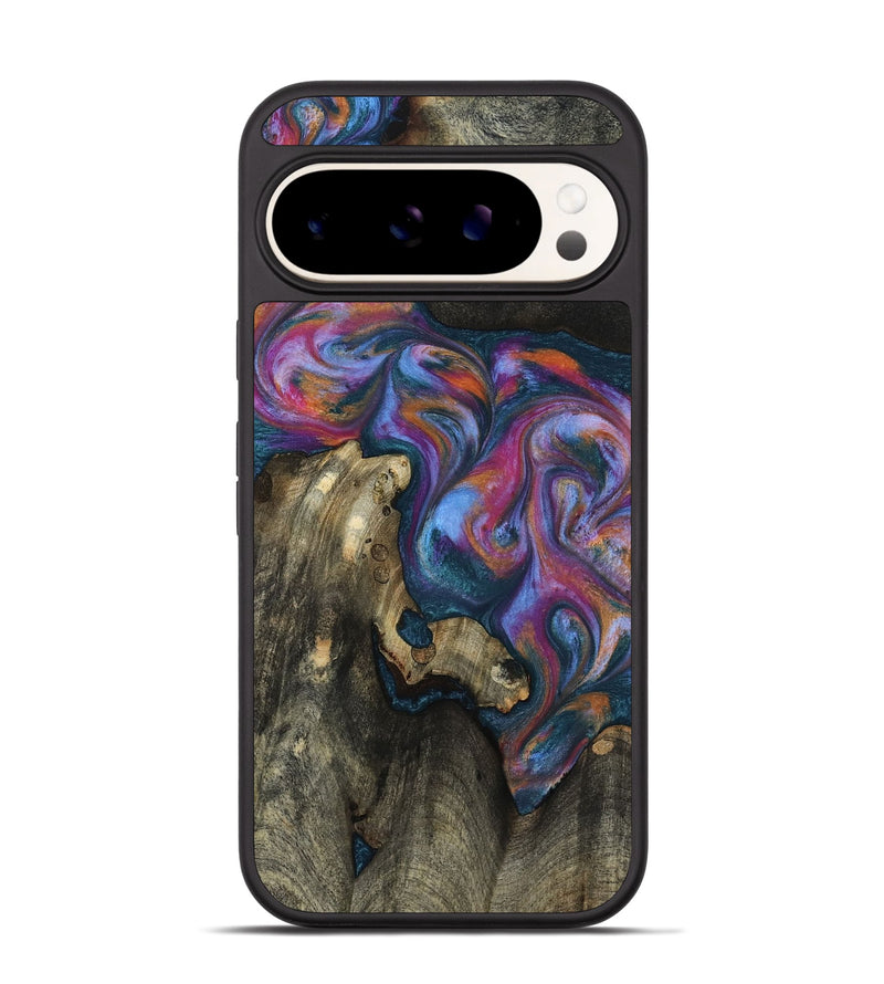 Pixel 9 Pro Wood Phone Case - Shannon (Blue, 818537)