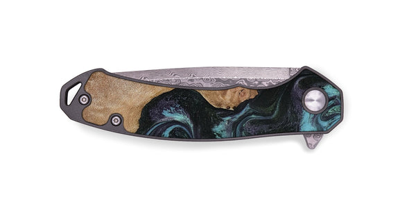 EDC Wood Pocket Knife - Adda (Green, 818545)