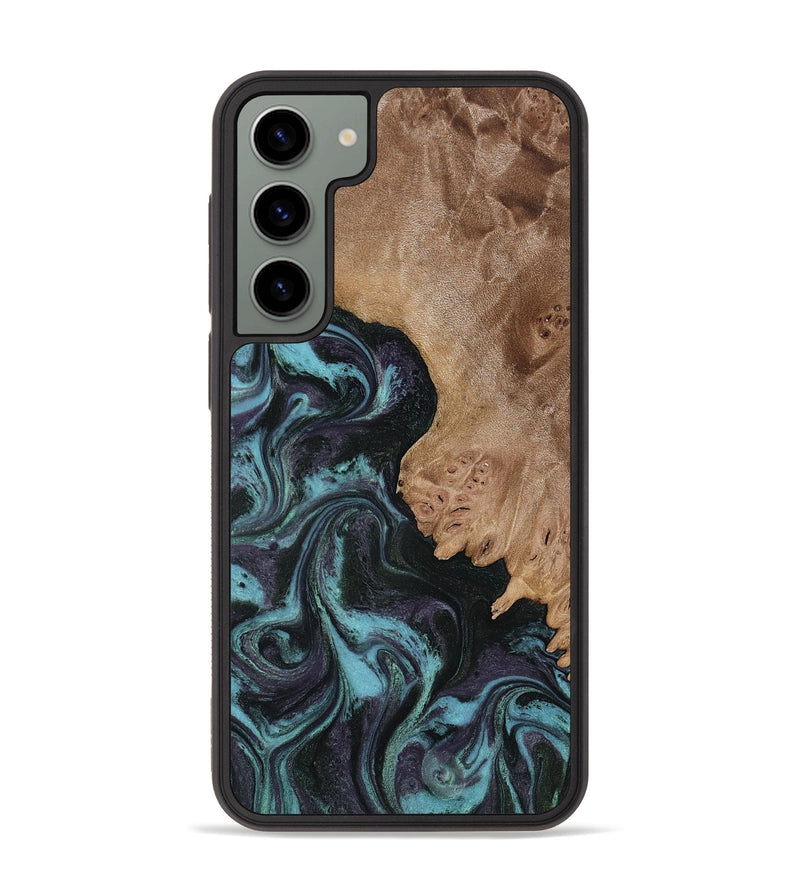 Galaxy S23 Plus Wood Phone Case - Adda (Green, 818545)
