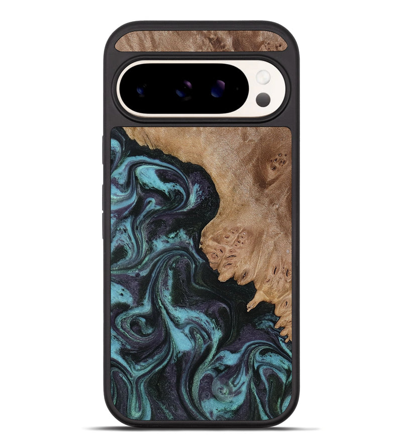 Pixel 10 Pro XL Wood Phone Case - Adda (Green, 818545)