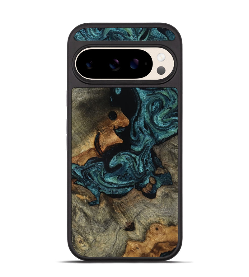 Pixel 10 Pro Wood Phone Case - Emmit (Green, 818547)