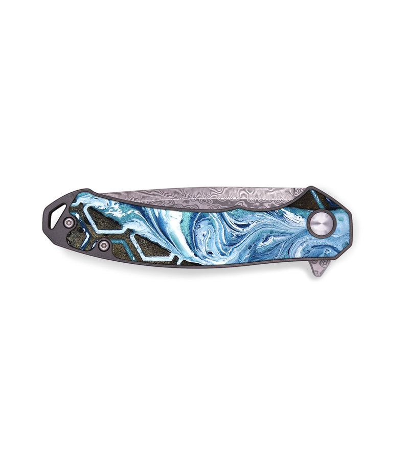 EDC Wood Pocket Knife - Pink (Pattern, 818569)