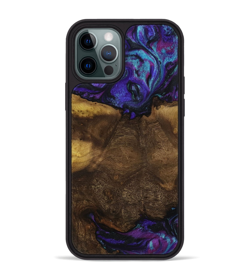 iPhone 12 Pro Max Wood Phone Case - Roswell (Purple, 818597)