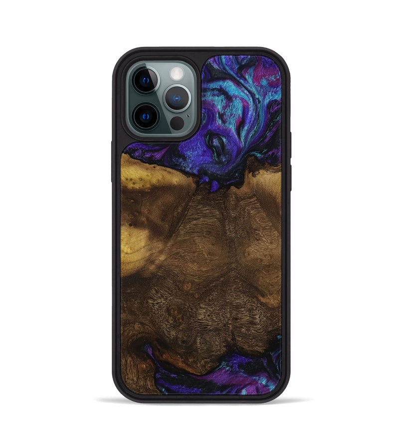 iPhone 12 Pro Wood Phone Case - Roswell (Purple, 818597)