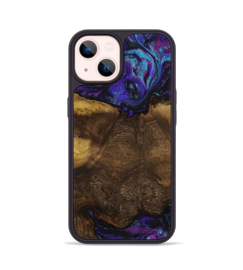 iPhone 14 Wood Phone Case - Roswell (Purple, 818597)