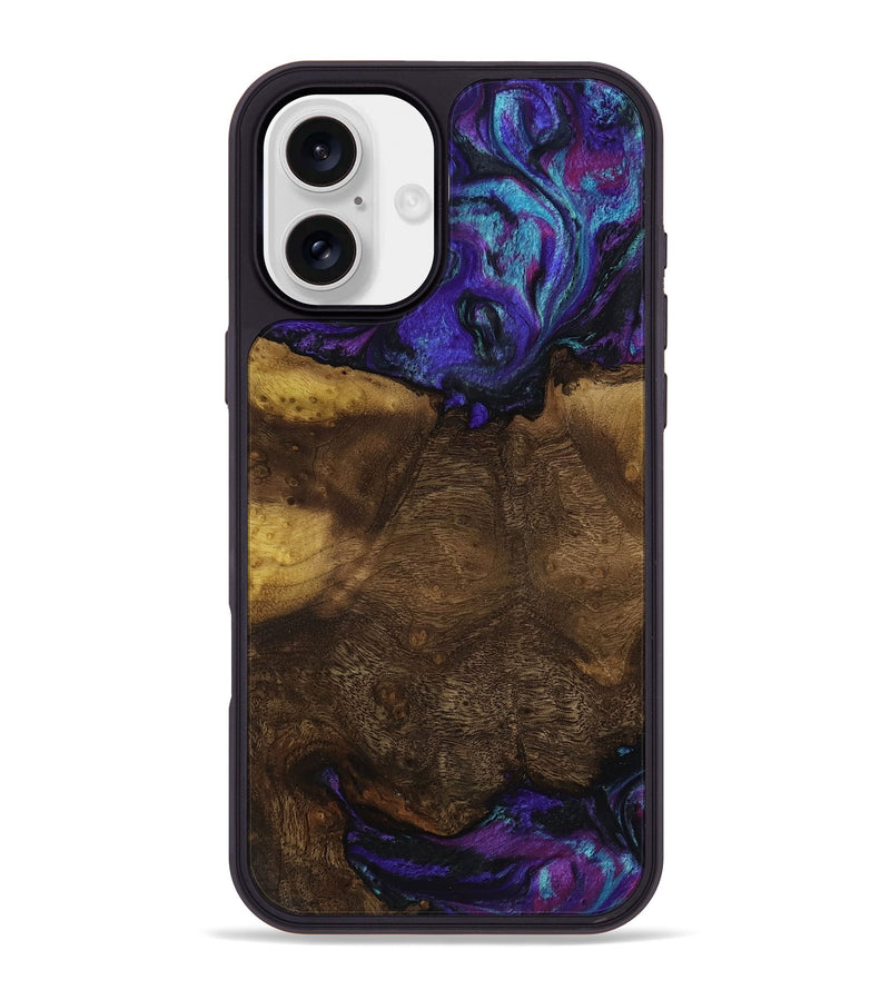 iPhone 16 Plus Wood Phone Case - Roswell (Purple, 818597)