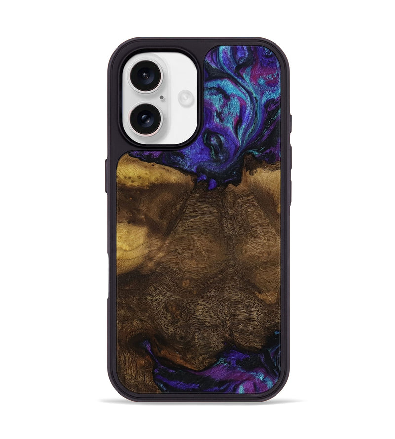 iPhone 17 Wood Phone Case - Roswell (Purple, 818597)