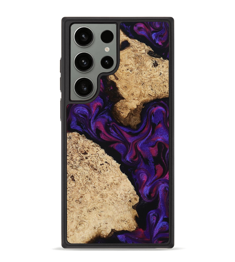 Galaxy S23 Ultra Wood Phone Case - Gia (Purple, 818598)
