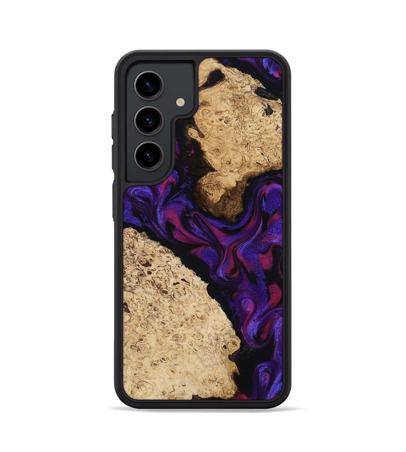 Galaxy S24 Wood Phone Case - Gia (Purple, 818598)
