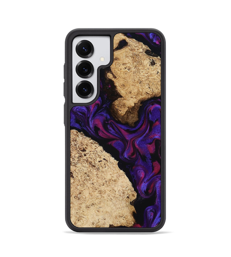 Galaxy S25 Wood Phone Case - Gia (Purple, 818598)