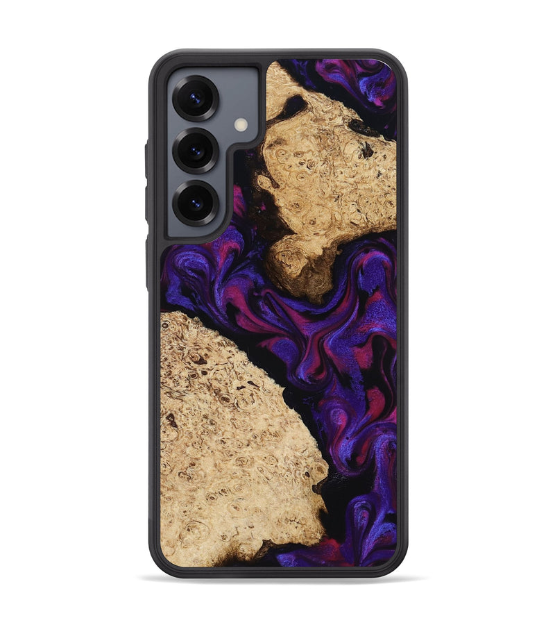 Galaxy S25 Plus Wood Phone Case - Gia (Purple, 818598)