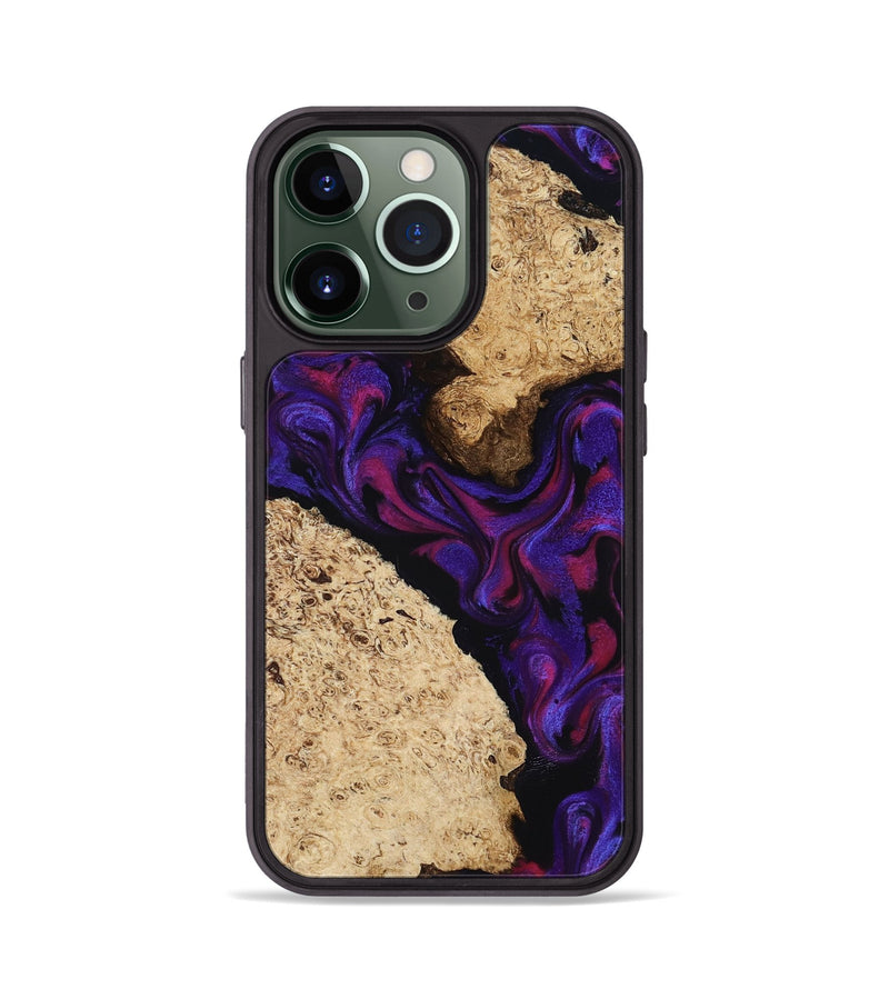 iPhone 13 Pro Wood Phone Case - Gia (Purple, 818598)