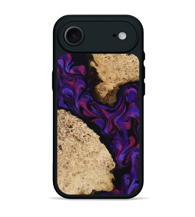 iPhone 17 Air Wood Phone Case - Gia (Purple, 818598)