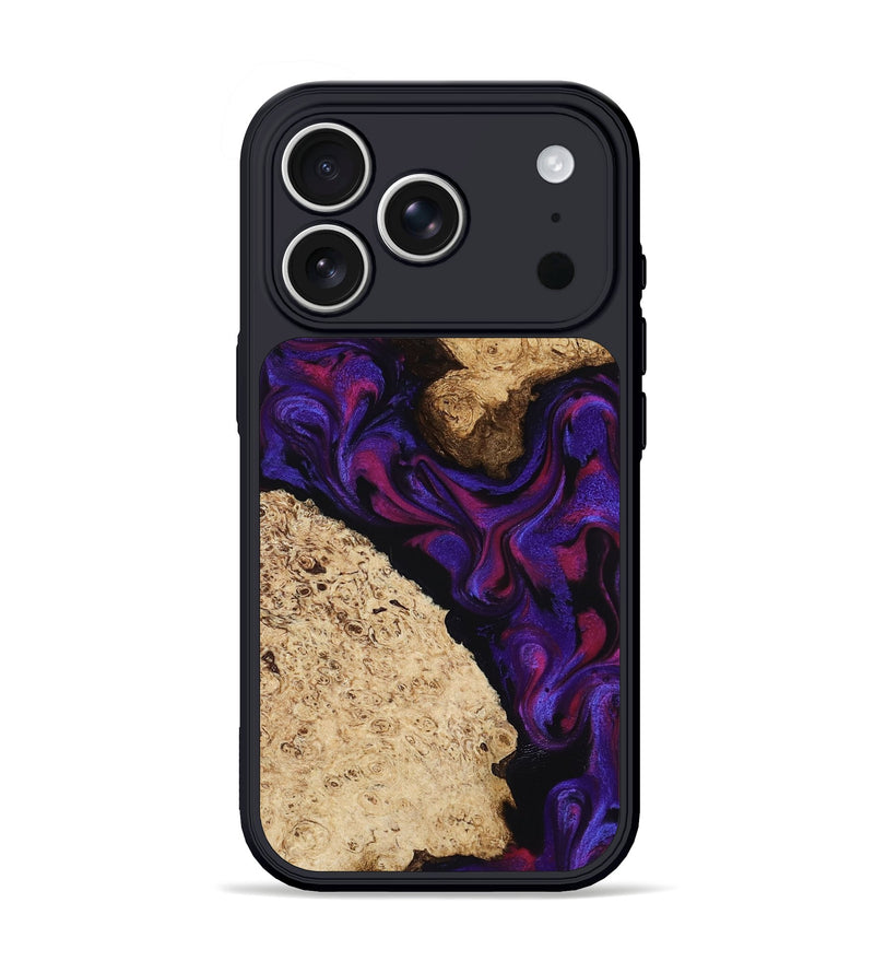 iPhone 17 Pro Wood Phone Case - Gia (Purple, 818598)
