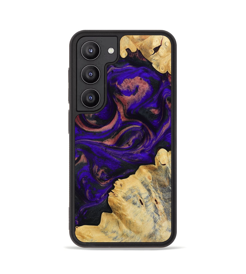 Galaxy S23 Wood Phone Case - Nat (Purple, 818600)