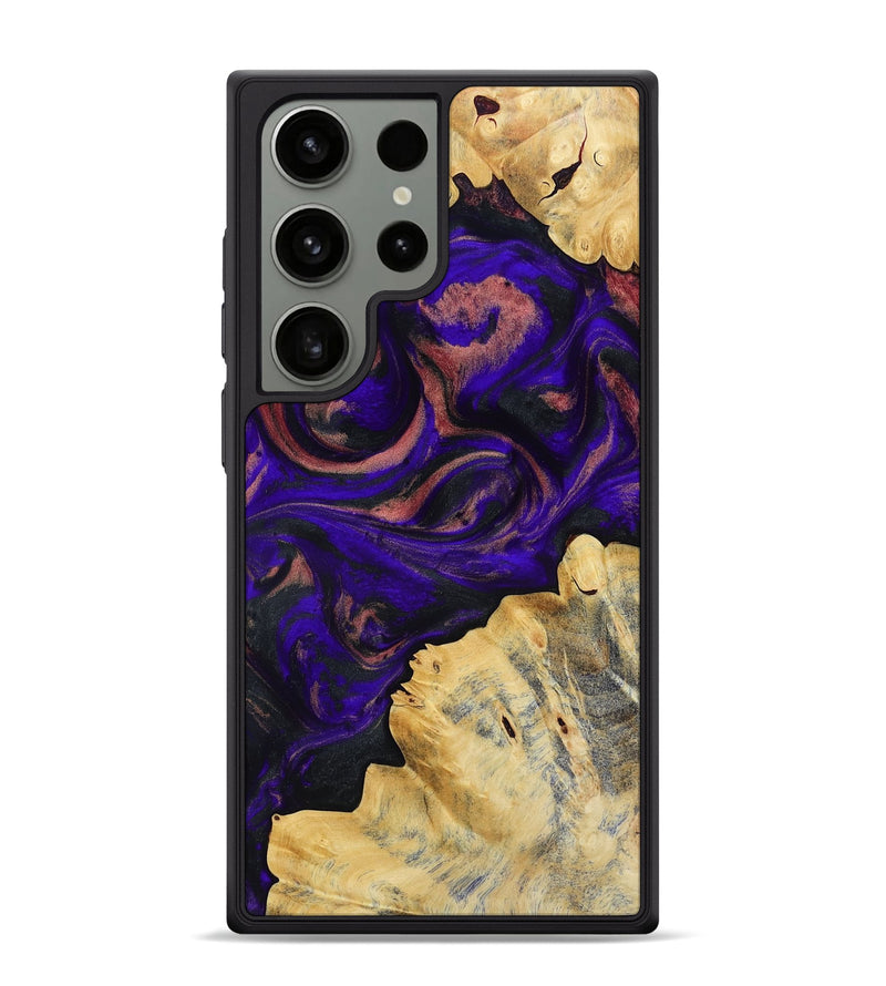 Galaxy S24 Ultra Wood Phone Case - Nat (Purple, 818600)
