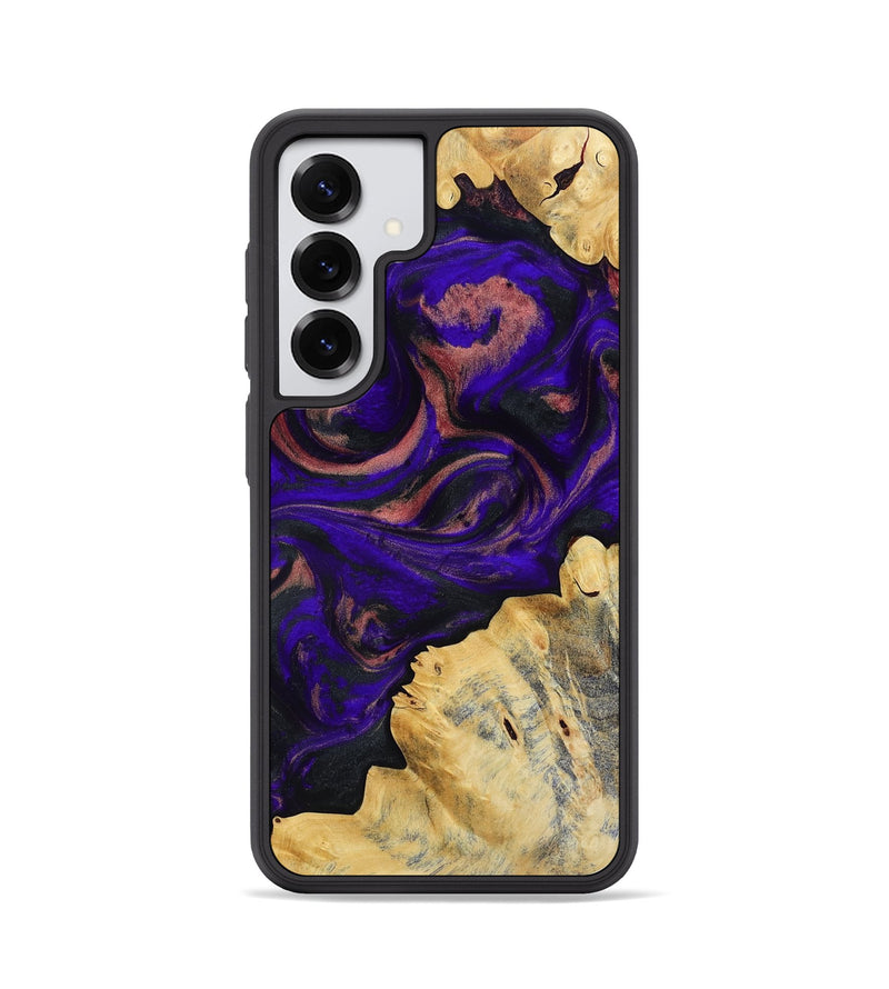 Galaxy S25 Wood Phone Case - Nat (Purple, 818600)