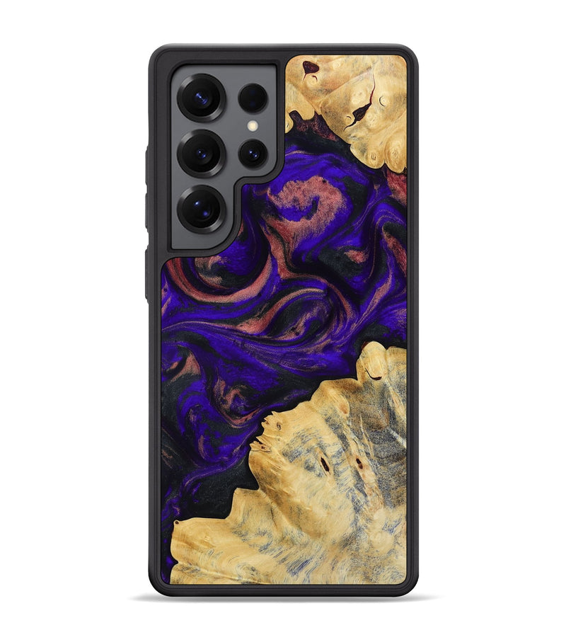 Galaxy S25 Ultra Wood Phone Case - Nat (Purple, 818600)