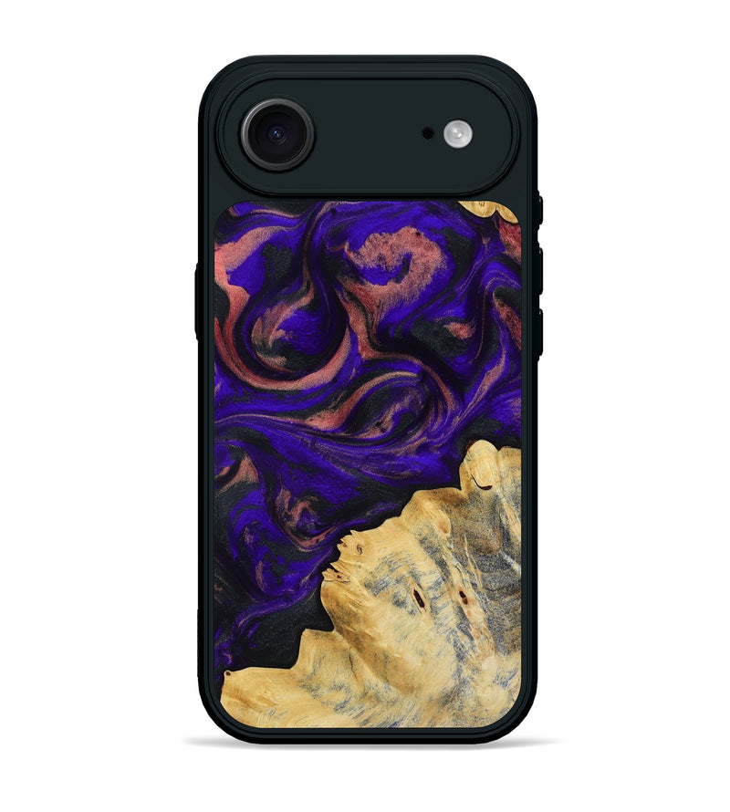 iPhone 17 Air Wood Phone Case - Nat (Purple, 818600)
