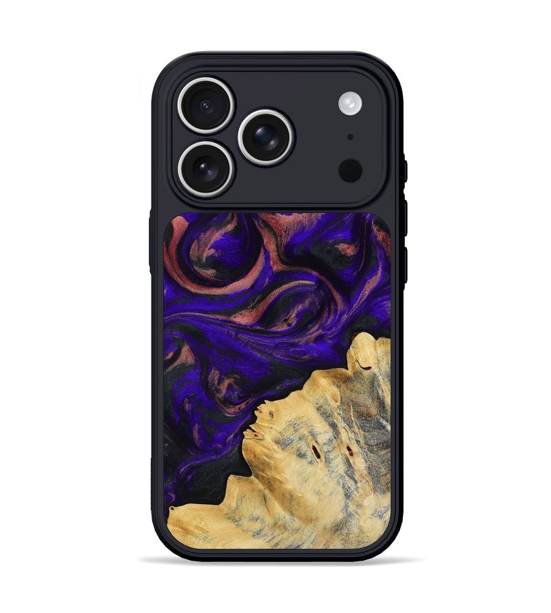 iPhone 17 Pro Wood Phone Case - Nat (Purple, 818600)