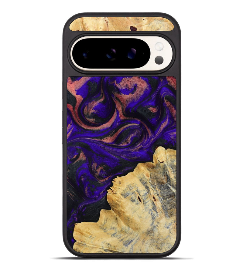 Pixel 9 Pro XL Wood Phone Case - Nat (Purple, 818600)