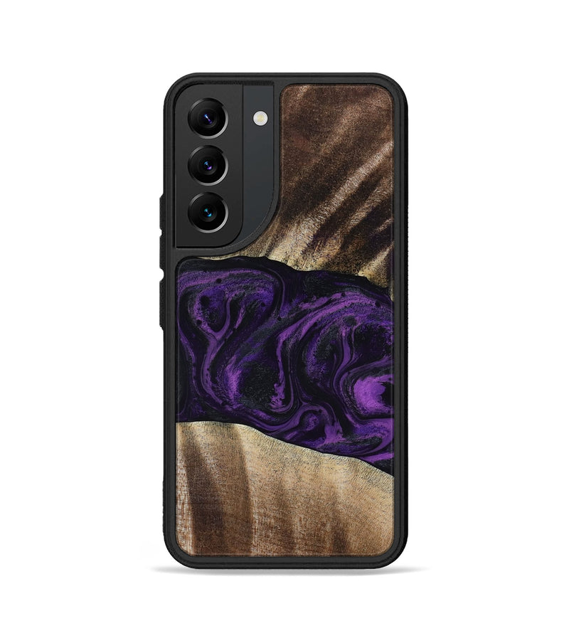 Galaxy S22 Wood Phone Case - Brook (Purple, 818601)