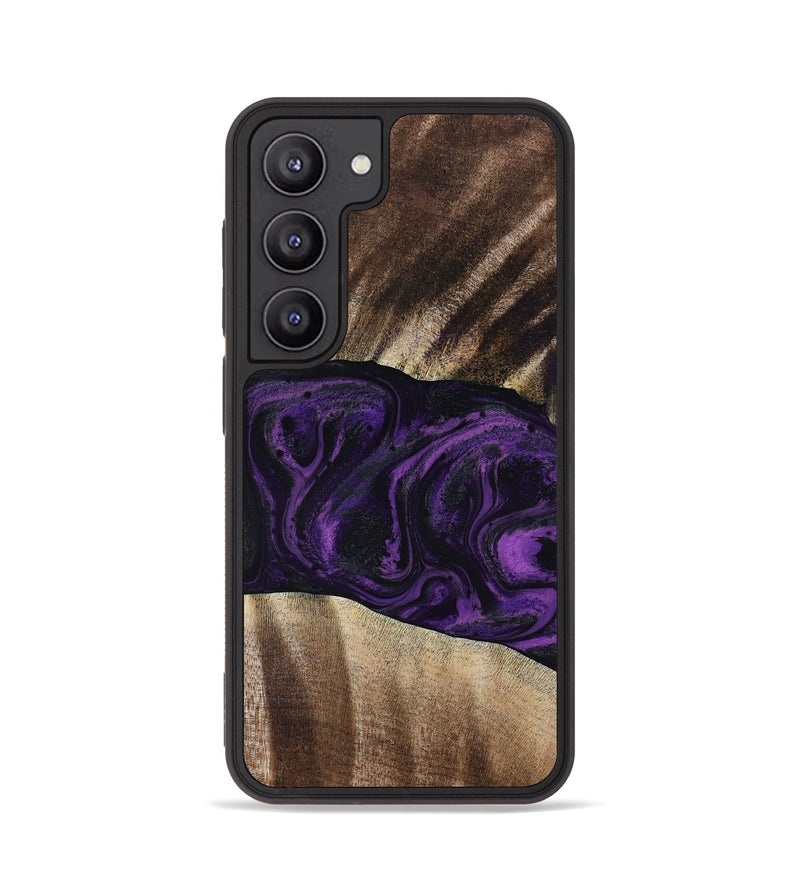 Galaxy S23 Wood Phone Case - Brook (Purple, 818601)