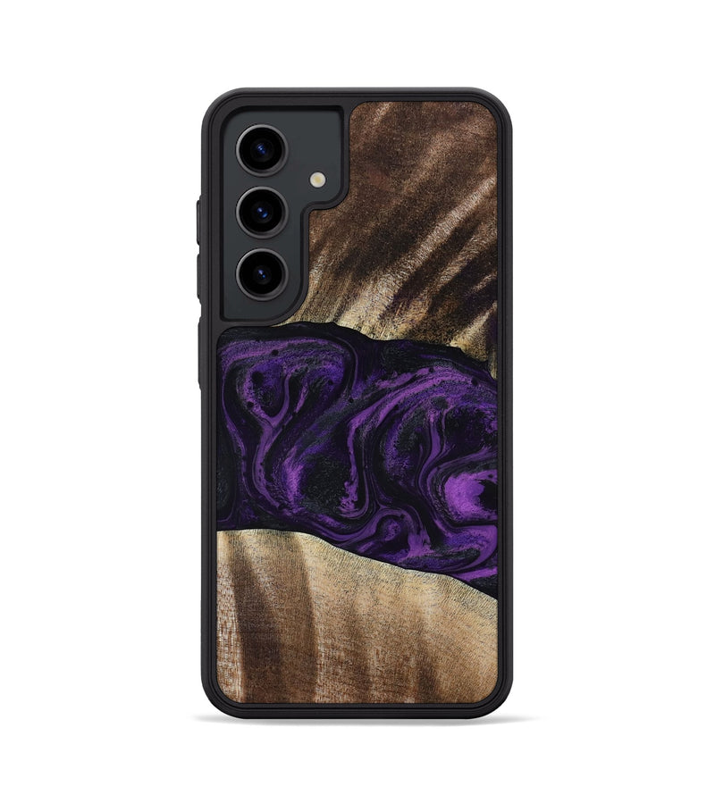 Galaxy S24 Wood Phone Case - Brook (Purple, 818601)