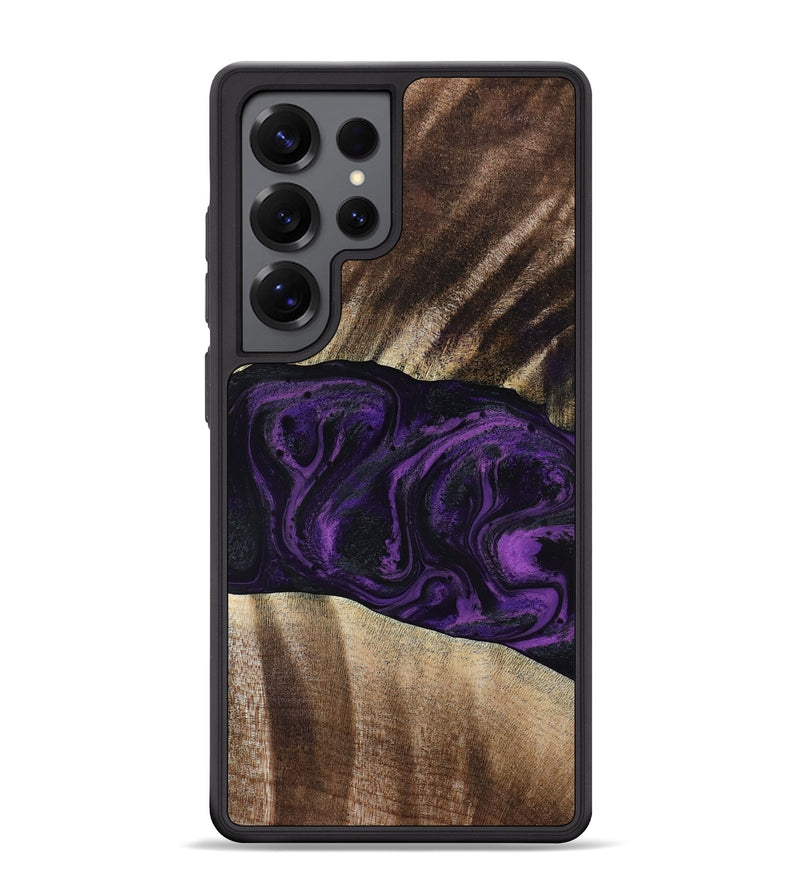 Galaxy S25 Ultra Wood Phone Case - Brook (Purple, 818601)