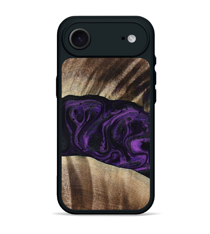iPhone 17 Air Wood Phone Case - Brook (Purple, 818601)