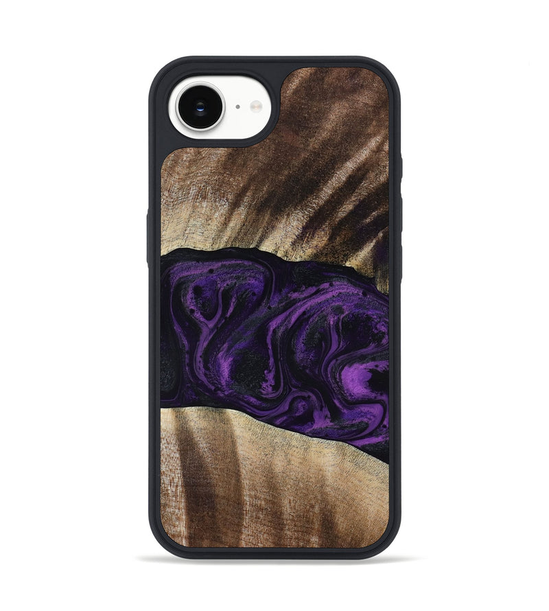 iPhone 17e Wood Phone Case - Brook (Purple, 818601)