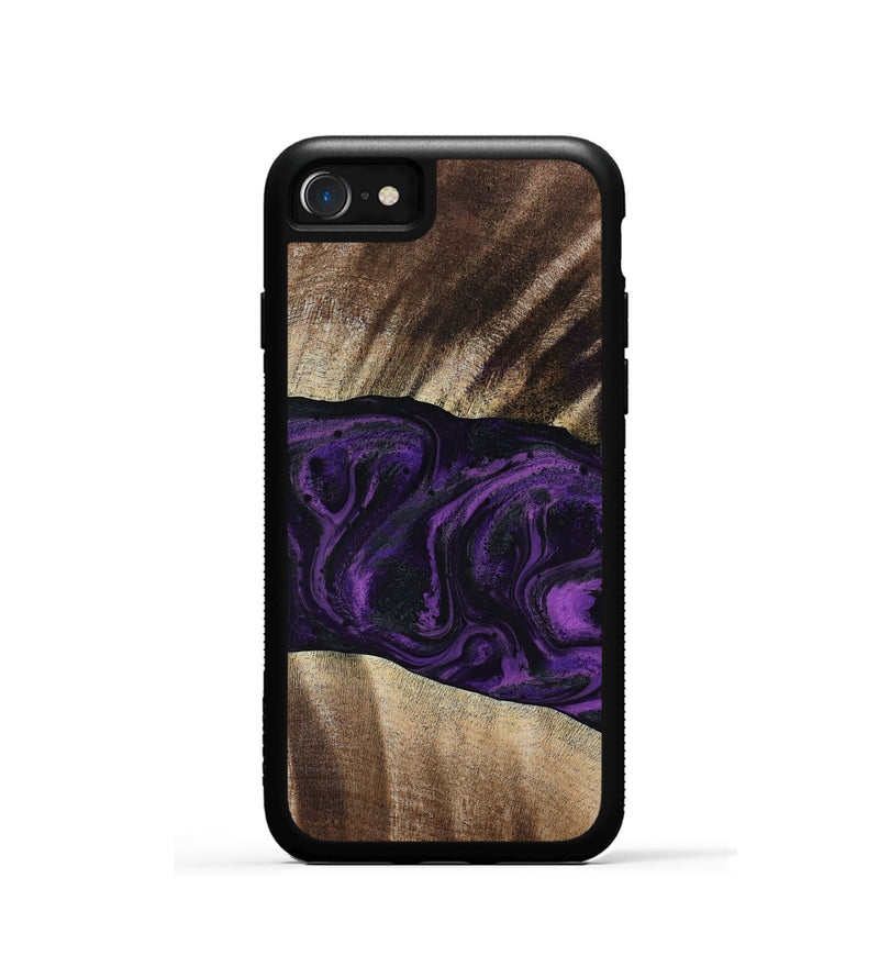 iPhone SE Wood Phone Case - Brook (Purple, 818601)
