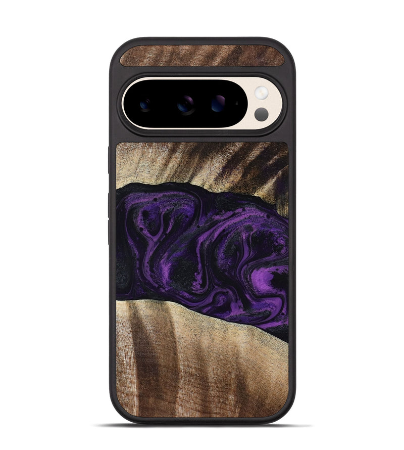 Pixel 10 Pro Wood Phone Case - Brook (Purple, 818601)
