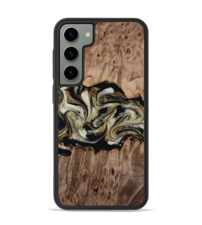 Galaxy S23 Plus Wood Phone Case - Zora (Black & White, 818604)