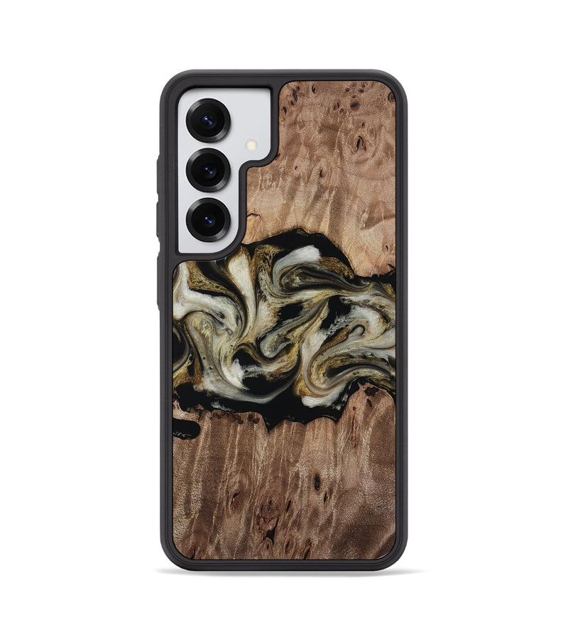 Galaxy S25 Wood Phone Case - Zora (Black & White, 818604)
