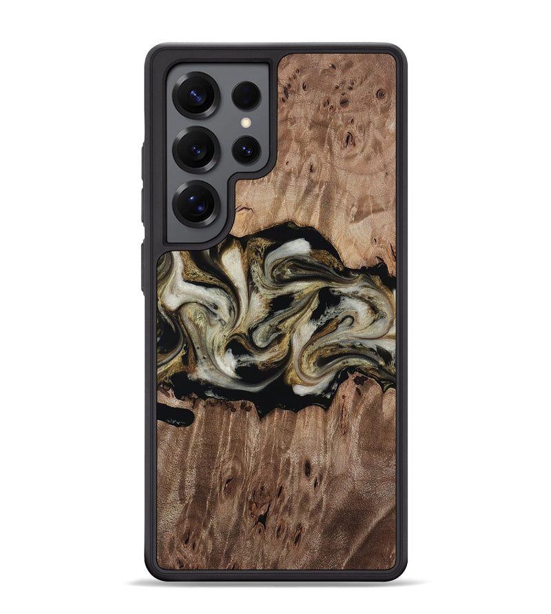 Galaxy S25 Ultra Wood Phone Case - Zora (Black & White, 818604)